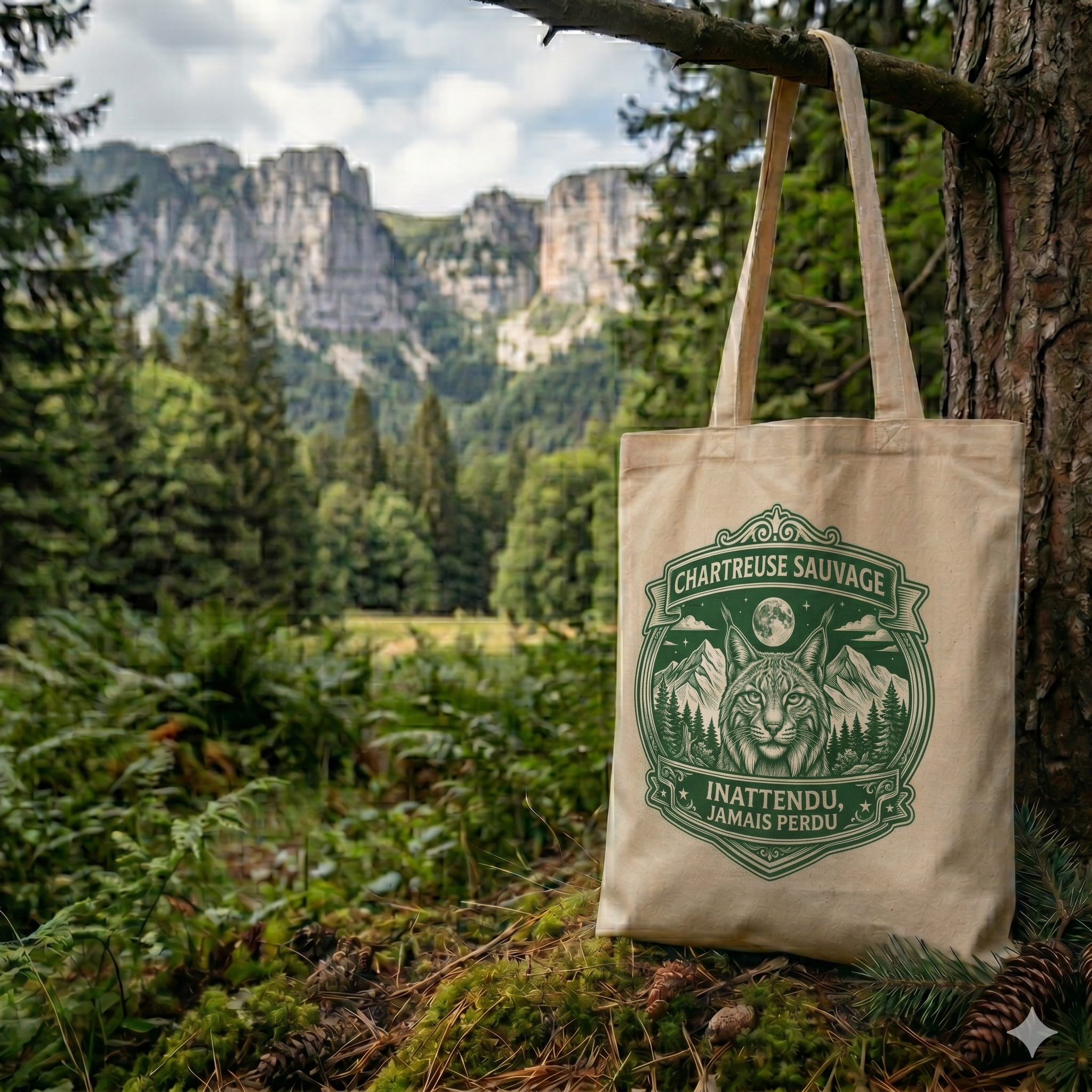 Tote bag Lynx